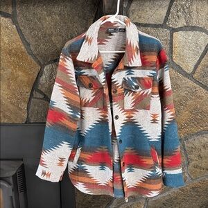 Pulse Multicolor Patterned Jacket